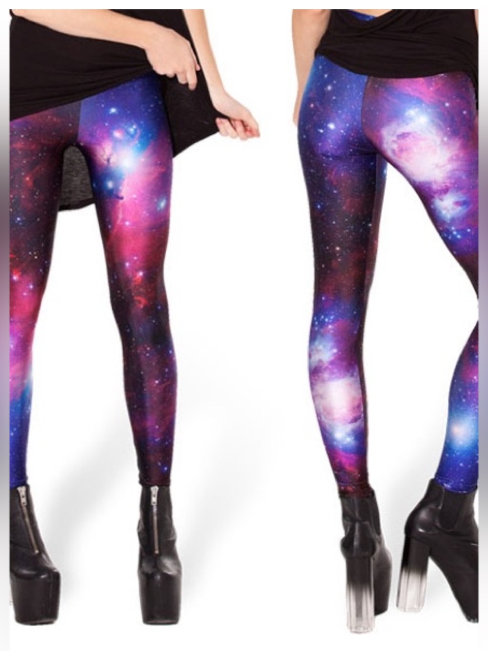 BlackMilk Galaxy Leggings Size Medium